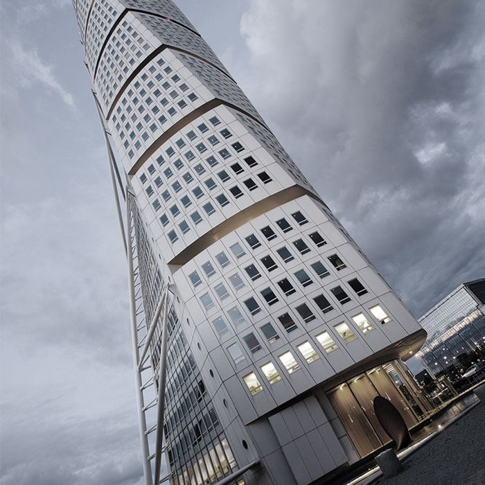 Turning Torso tornet i Malmö